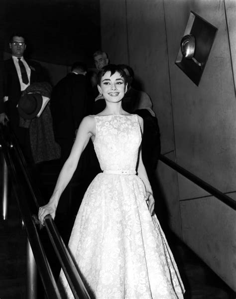 audrey hepburn wearing givenchy dress|audrey hepburn 1954 oscar dress.